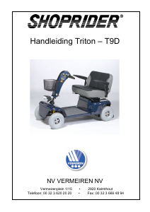 Handleiding Vermeiren Triton Scootmobiel