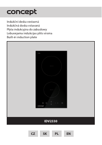 Instrukcja Concept IDV2330 Płyta do zabudowy