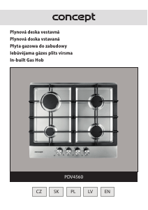 Rokasgrāmata Concept PDV4560 Plīts virsma