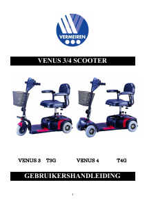 Handleiding Vermeiren Venus 3 Scootmobiel