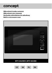 Bruksanvisning Concept MTV6925WH Mikrovågsugn