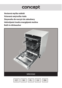 Návod Concept MNV4360 Umývačka riadu