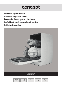 Návod Concept MNV4245 Umývačka riadu