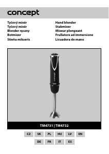 Manual de uso Concept TM4732 Batidora de mano
