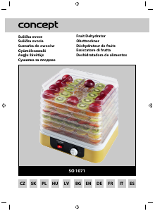 Manuale Concept SO1071 Essiccatore per alimenti