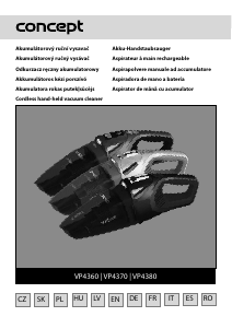 Manual de uso Concept VP4380 Aspirador de mano