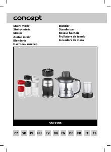 Handleiding Concept SM3393 Blender