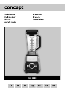 Manuál Concept SM8000 Mixér