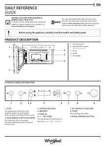 Bruksanvisning Whirlpool AMW 4910/IX Mikrovågsugn