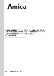 Manual de uso Amica EBC 841 610 E Horno