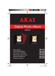 Handleiding Akai ABF240 Digitale fotolijst