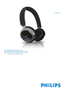 Manuale Philips SHB9000 Cuffie