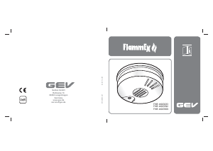 Manual GEV FMR 3392 FlammEx Detector de fumo