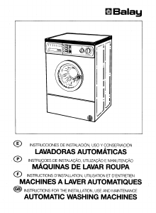 Handleiding Balay T8141 Wasmachine