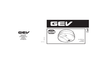 Manual GEV FMR 4023 FlammEx Smoke Detector