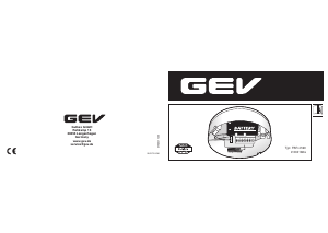 Használati útmutató GEV FSR 4160 Füstjelző
