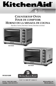 Mode d’emploi KitchenAid KCO222OB0 Four