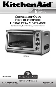 Bruksanvisning KitchenAid KCO111OB0 Ugn