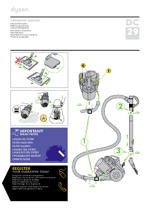 Manual Dyson DC29 Vacuum Cleaner