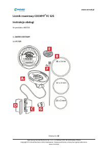Instrukcja Conrad FC 525 Cockpit2 Licznik rowerowy