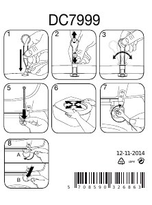 Käyttöohje Pressalit Projecta D WC-istuin