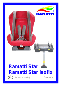 Instrukcja Ramatti Star Fotelik samochodowy