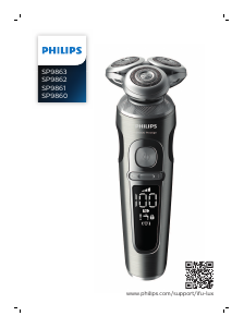 Käyttöohje Philips SP9863 Parranajokone