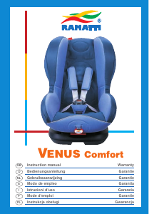 Instrukcja Ramatti Venus Comfort Fotelik samochodowy