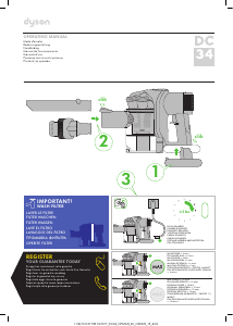 Manual Dyson DC34 Vacuum Cleaner