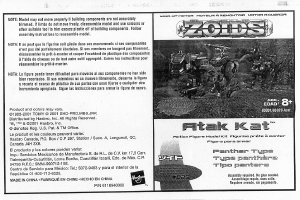 Handleiding Hasbro Zoids Atak Kat