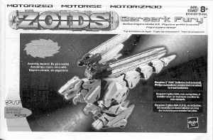 Handleiding Hasbro Zoids Berserk Fury