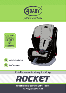 Manual 4Baby Rocket Car Seat