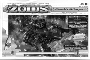 Handleiding Hasbro Zoids Death Stinger