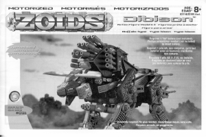 Handleiding Hasbro Zoids Dibison