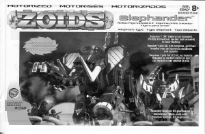 Manual de uso Hasbro Zoids Elephander