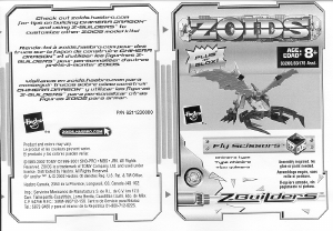 Handleiding Hasbro Zoids Fly Scissors