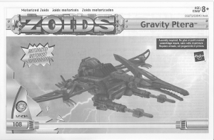 Handleiding Hasbro Zoids Gravity Ptera