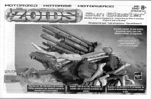 Handleiding Hasbro Zoids Gun Blaster