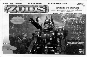 Handleiding Hasbro Zoids Iron Kong