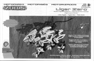 Handleiding Hasbro Zoids Liger Zero