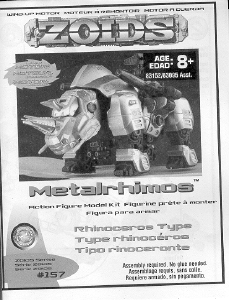 Handleiding Hasbro Zoids Metalrhimos