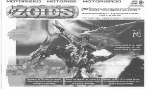 Handleiding Hasbro Zoids Pteramander