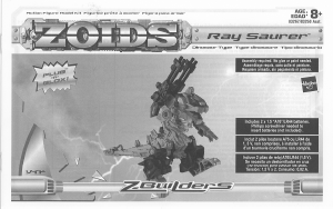 Handleiding Hasbro Zoids Ray Saurer