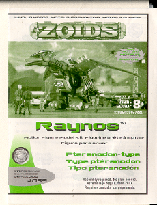 Handleiding Hasbro Zoids Raynos