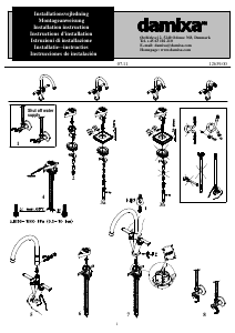 Kullanım kılavuzu Damixa 1604700 Musluk