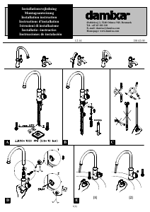 Bedienungsanleitung Damixa 3703400 Wasserhahn