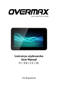 Bruksanvisning Overmax BaseOne Tablet