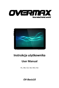 Bruksanvisning Overmax Basis 10 Tablet