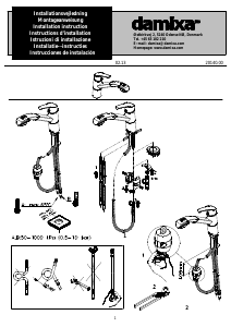 Bruksanvisning Damixa 6712000 Blandare