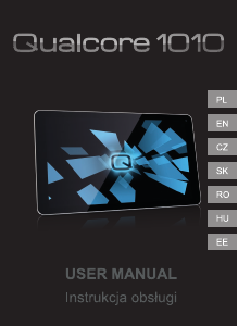 Manuál Overmax Qualcore 1010 Tablet